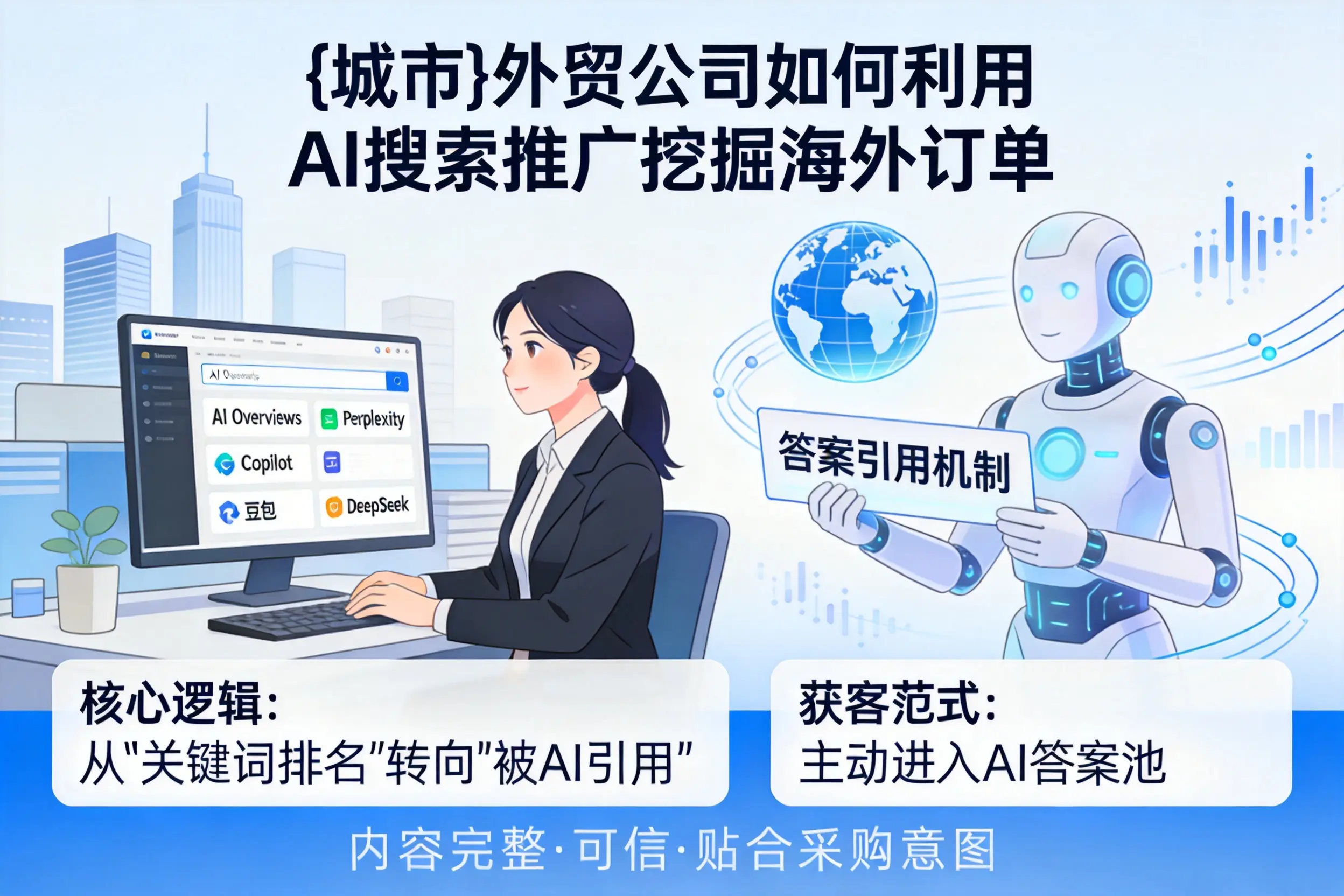 西安外贸公司如何利用AI搜索推广挖掘海外订单