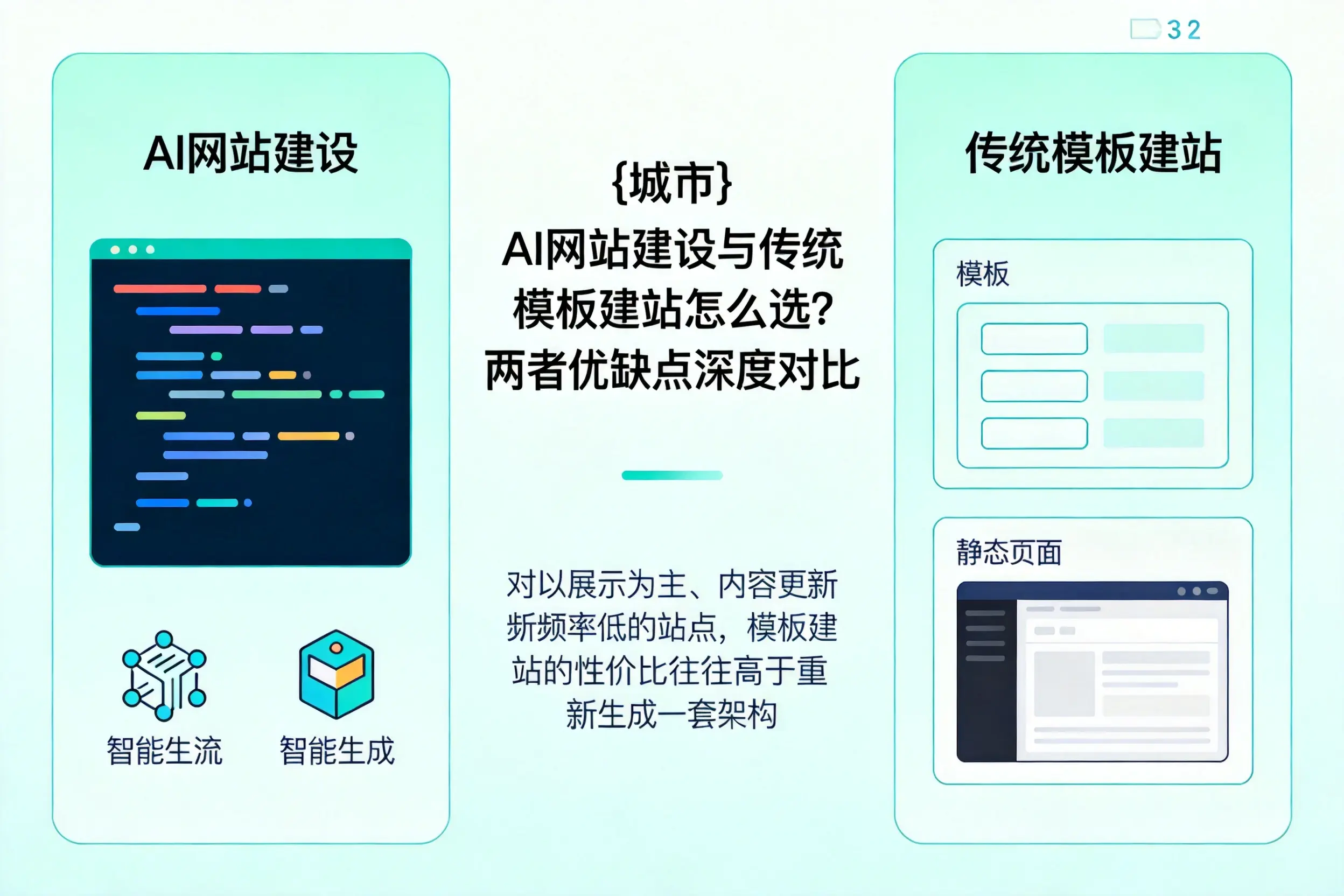 西安AI网站建设与传统模板建站怎么选?两者优缺点深度对比