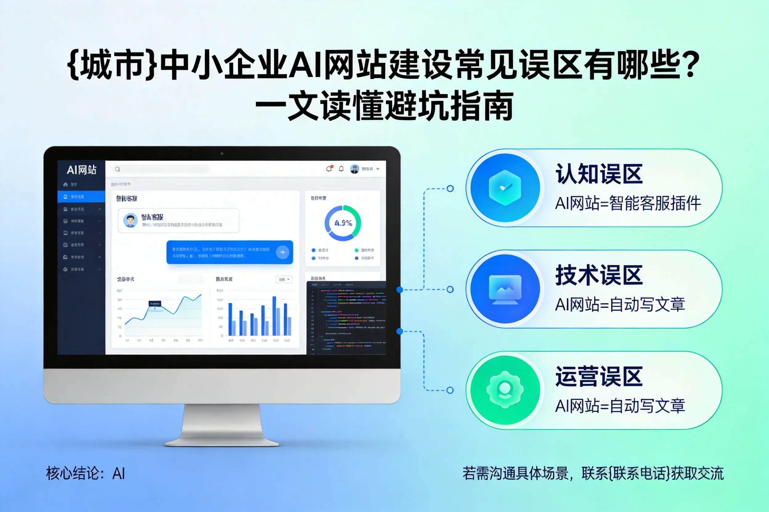 西安中小企业AI网站建设常见误区有哪些？一文读懂避坑指南