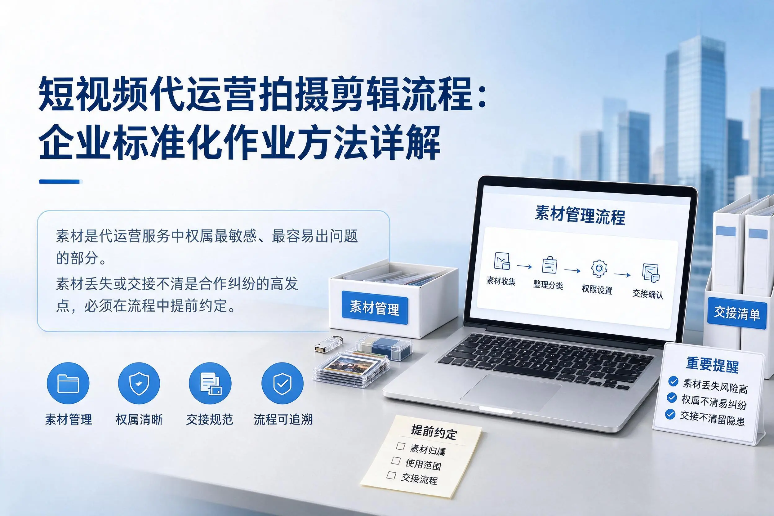 短视频代运营拍摄剪辑流程:西安企业标准化作业方法详解