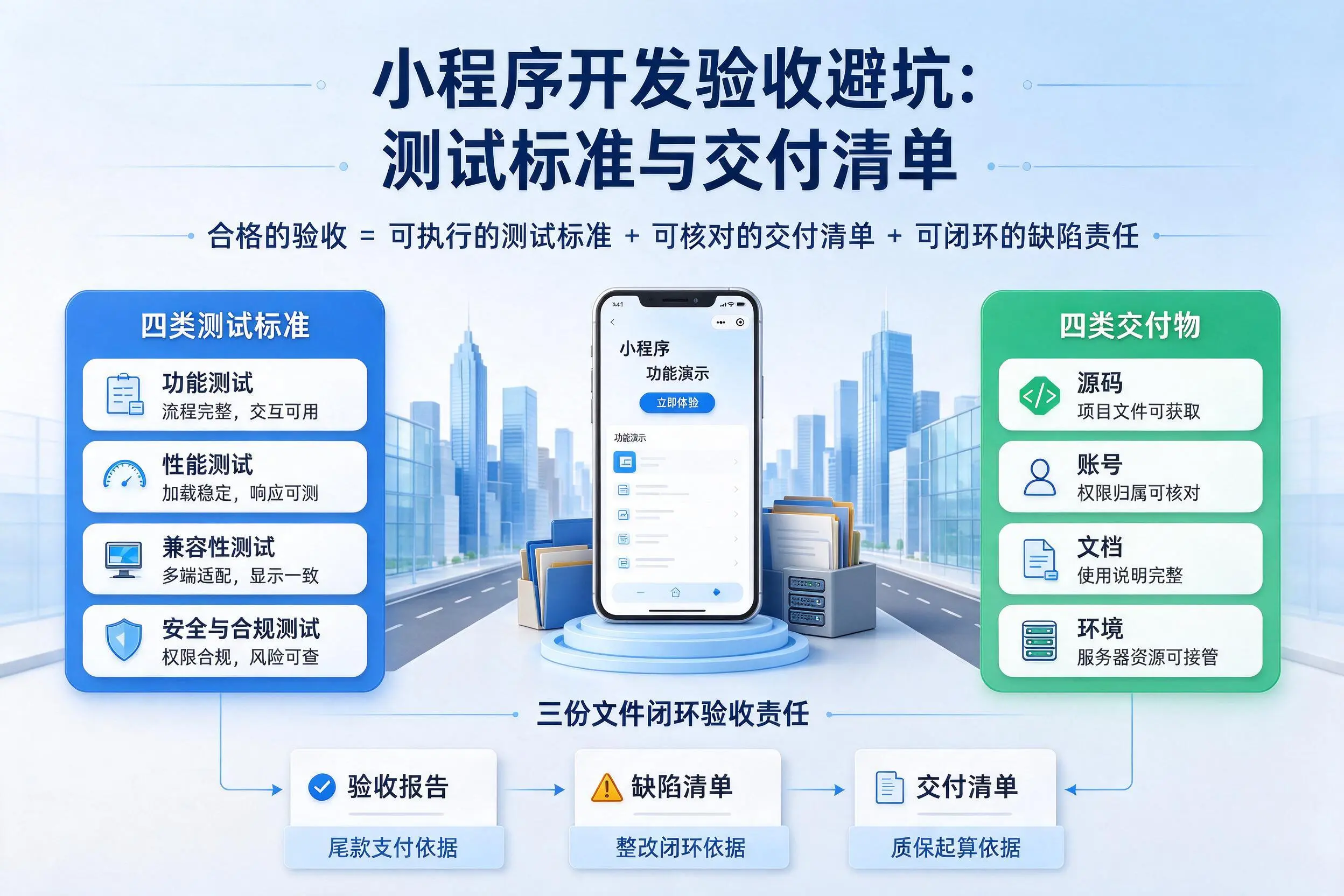 西安小程序开发验收避坑：测试标准与交付清单