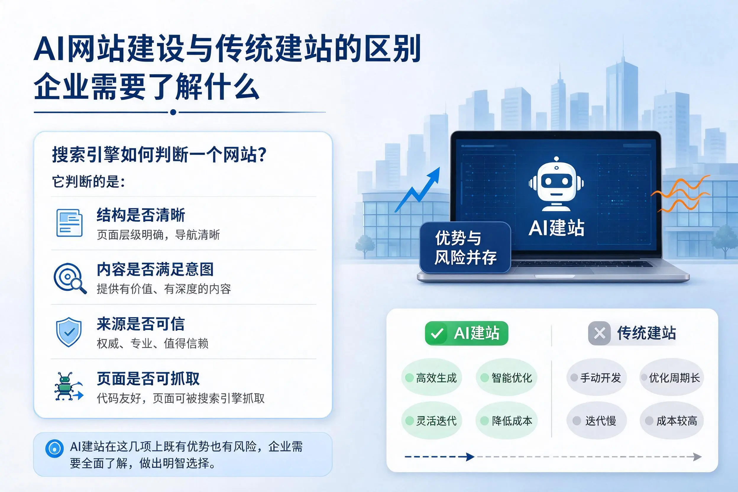 AI网站建设与传统建站的区别,西安企业需要了解什么