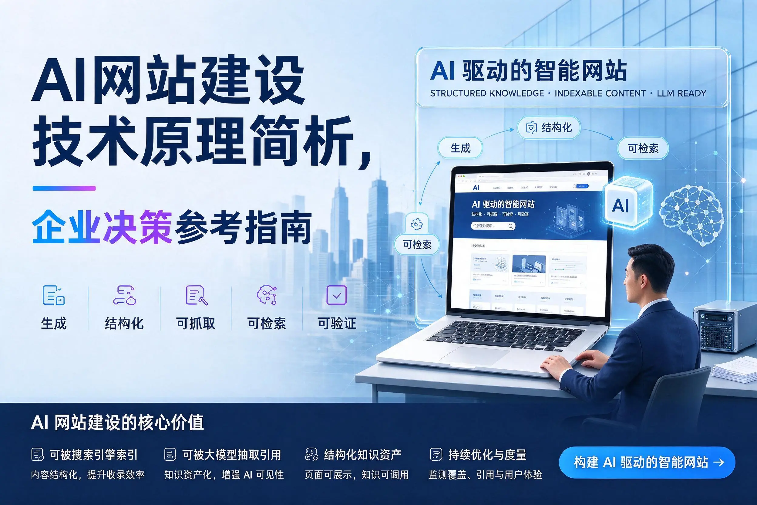 AI网站建设技术原理简析,西安企业决策参考指南