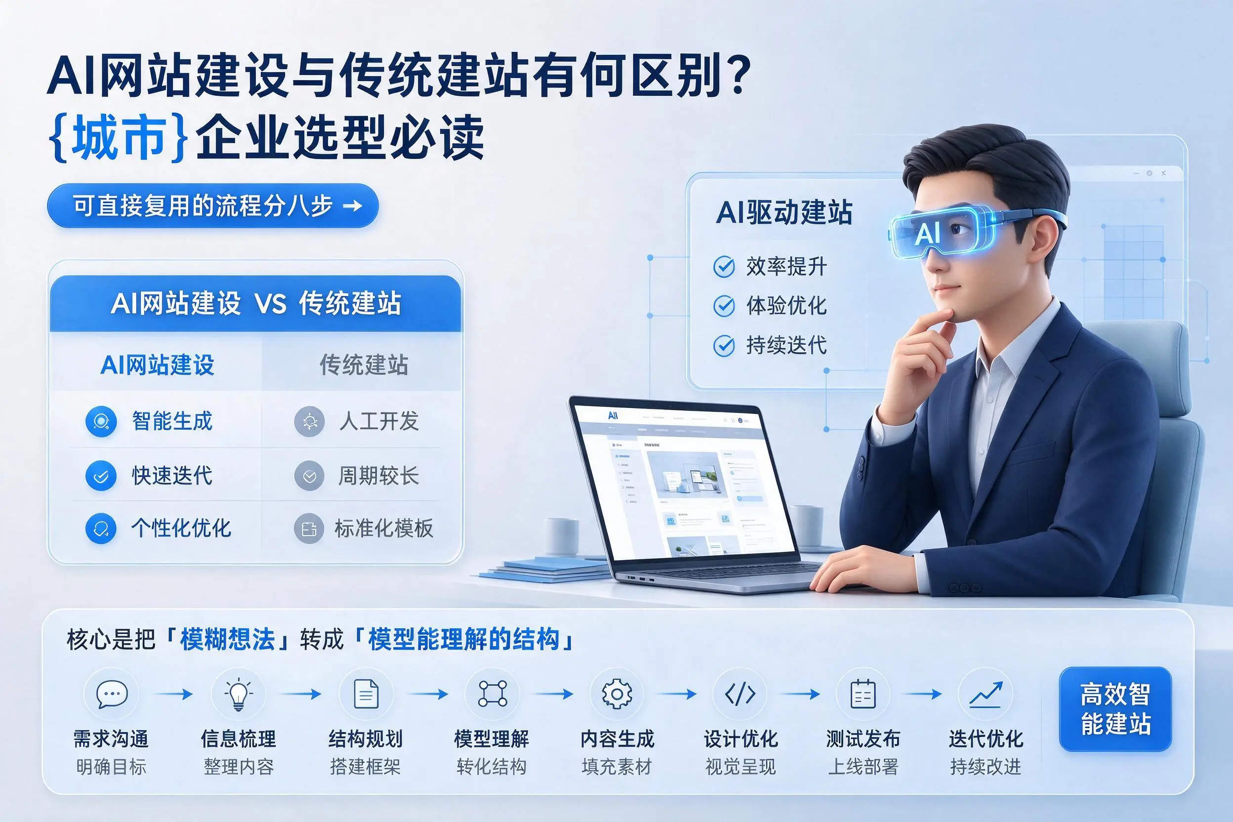 AI网站建设与传统建站有何区别?西安企业选型必读