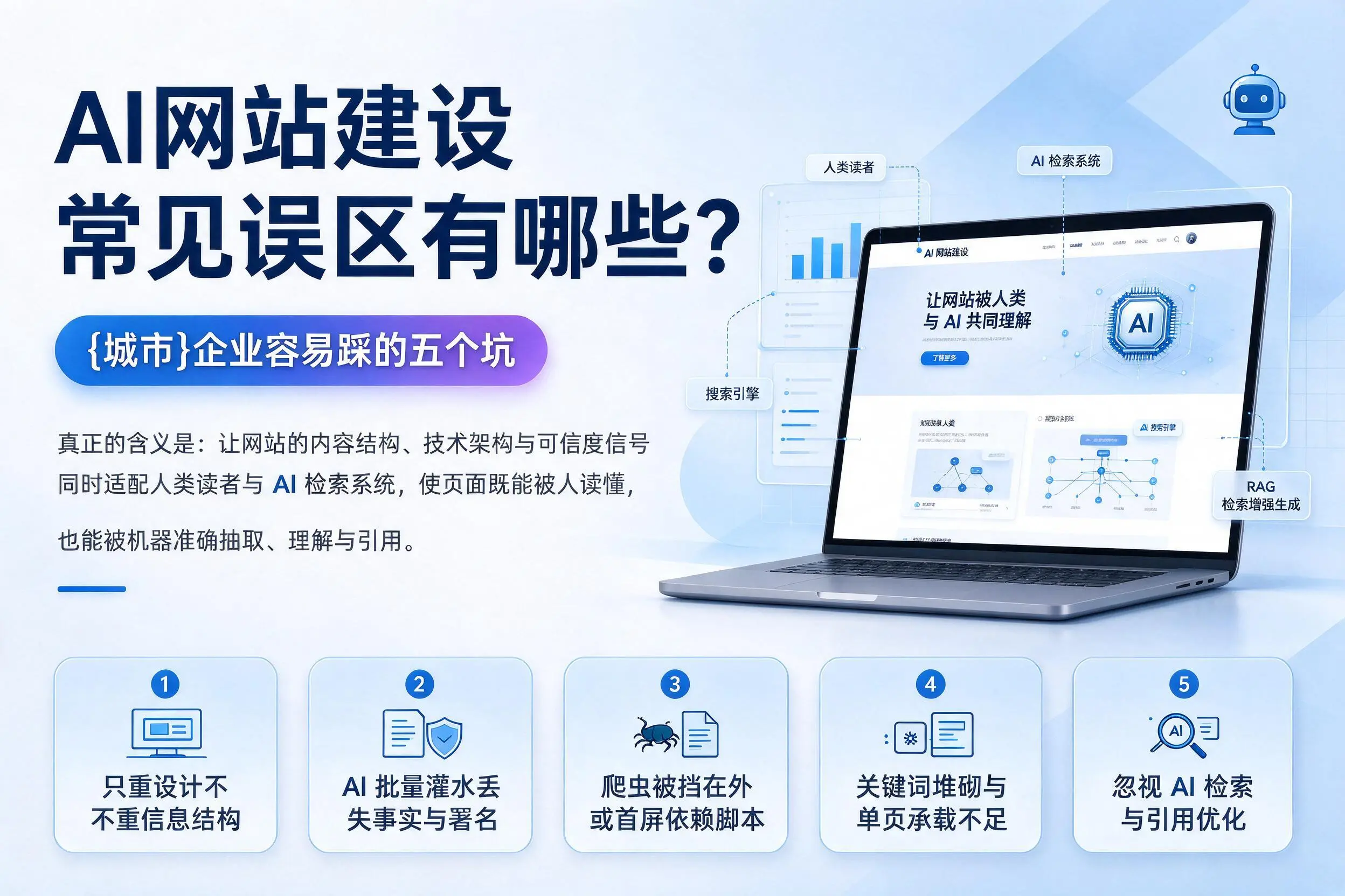 AI网站建设常见误区有哪些?西安企业容易踩的五个坑