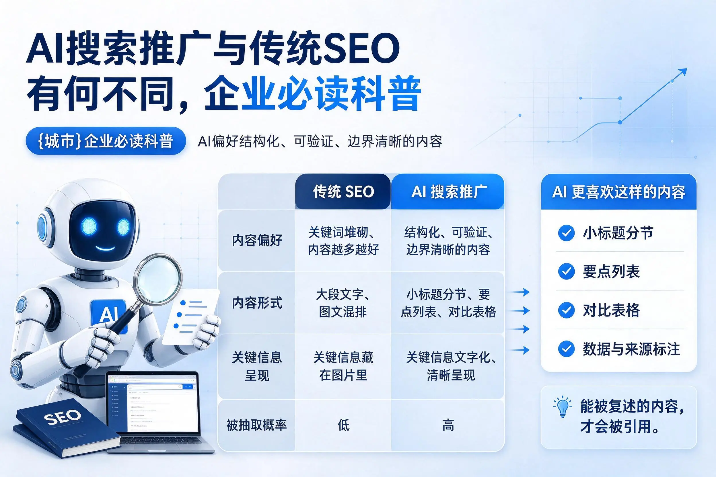 AI搜索推广与传统SEO有何不同，西安企业必读科普